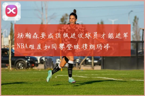 杨瀚森要成顶级进攻球员才能进军NBA难度如同攀登珠穆朗玛峰