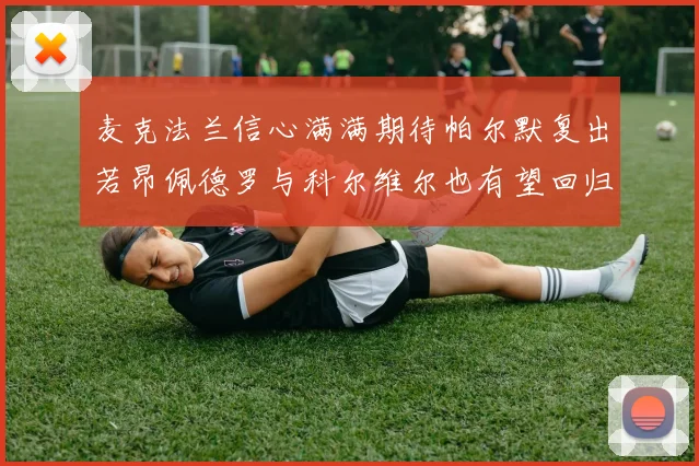 麦克法兰信心满满期待帕尔默复出若昂佩德罗与科尔维尔也有望回归